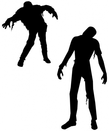 Zombie Silhouette Clip Art Free