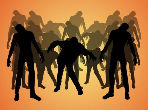 Zombie Silhouette Clip Art Free