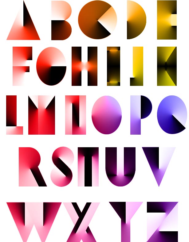 photoshop alphabet shapes free download