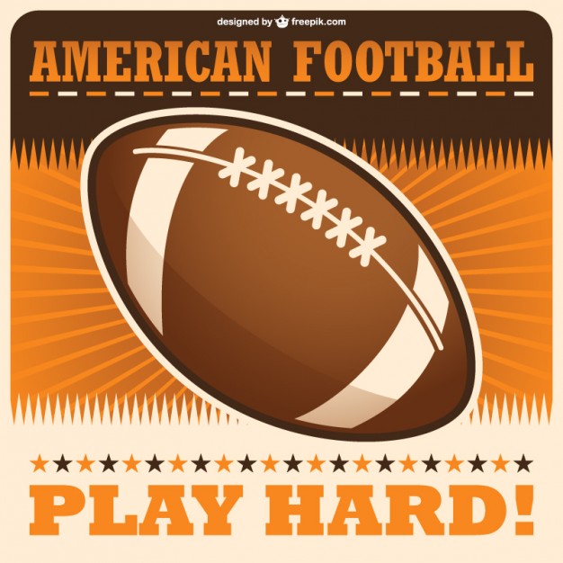 American Football Ball Vector