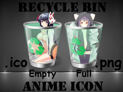 Anime Recycle Bin Icon