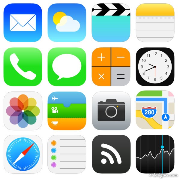 Apple App Icon Vector