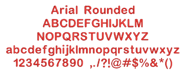 Arial Rounded Font