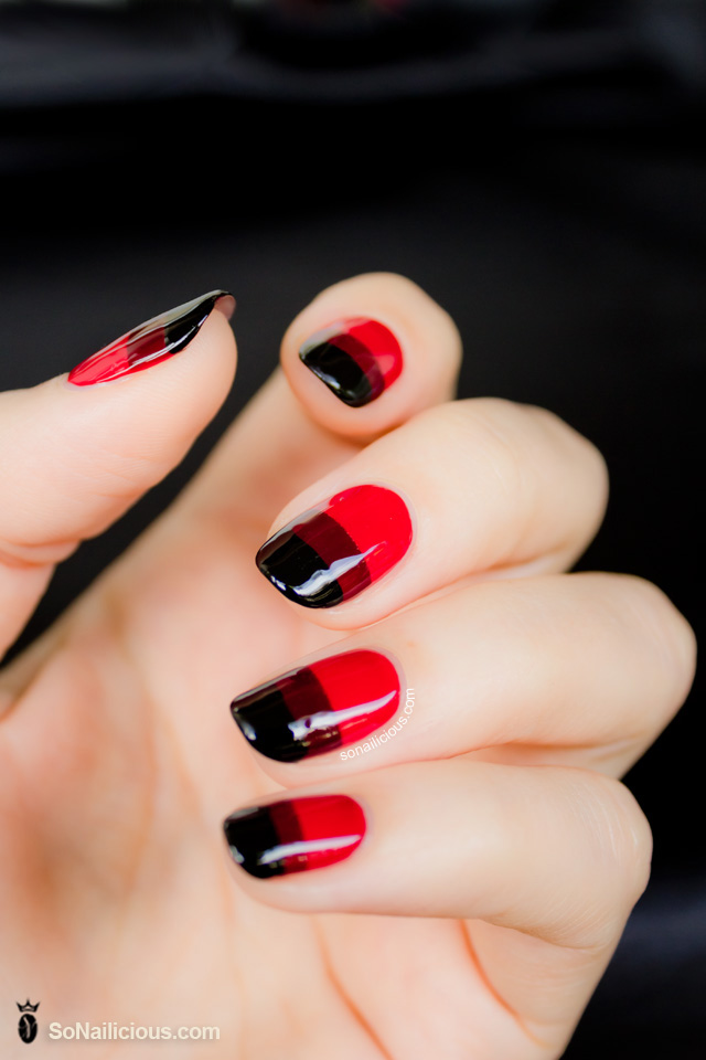 Art with Red Nail Polish Art with Red Nail Polish