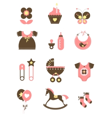 Baby Icons Vector