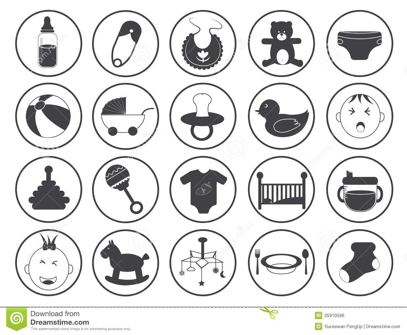 Baby Icons Vector