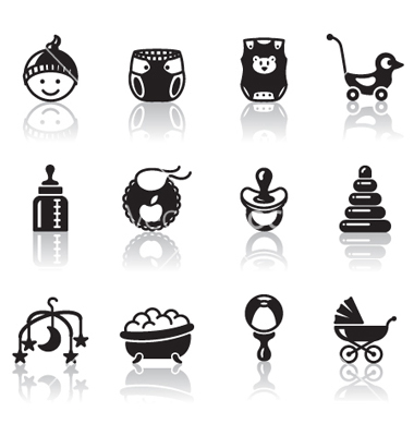 Baby Icons Vector