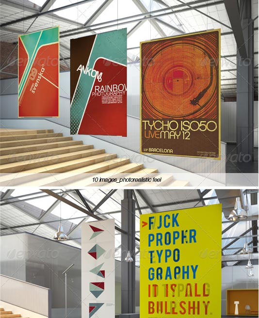 Banner Mock Up Psd Free Banner Mock Up Psd Free