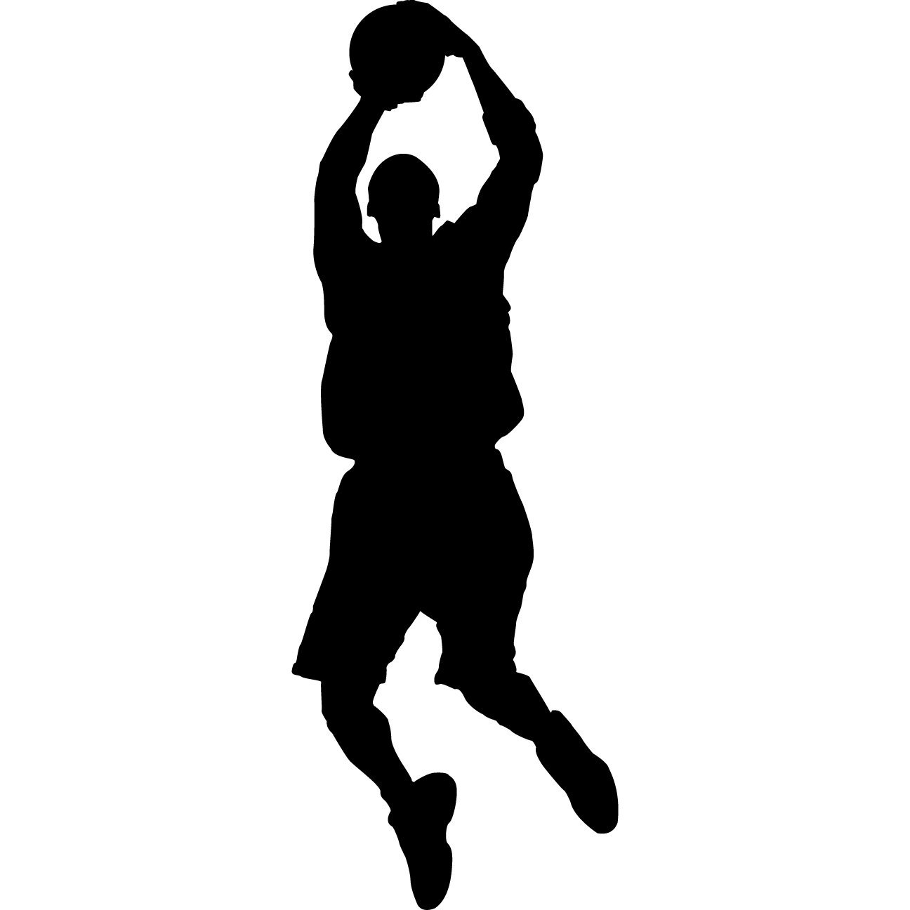 Basketball Player Silhouette Clip Art Basketball Player Silhouette Clip Art