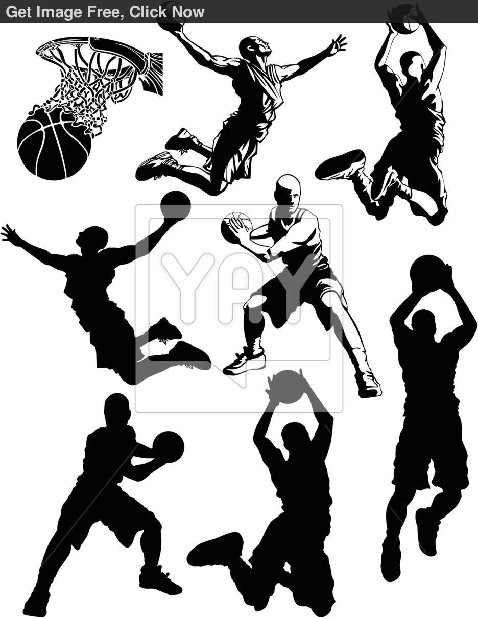 Basketball Player Silhouette