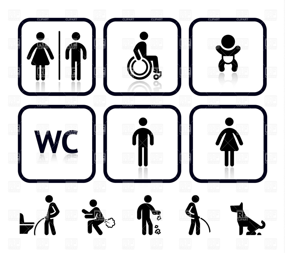Bathroom Icon Vector Illustration