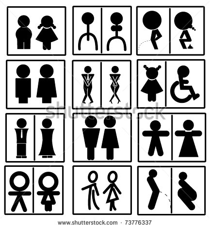 Bathroom Symbol Vector