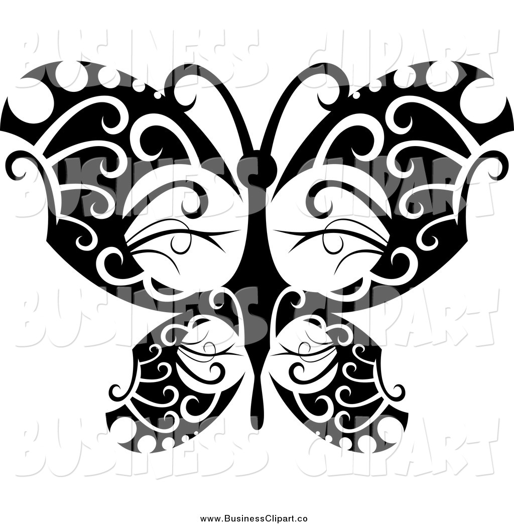 Black and White Butterfly Graphics