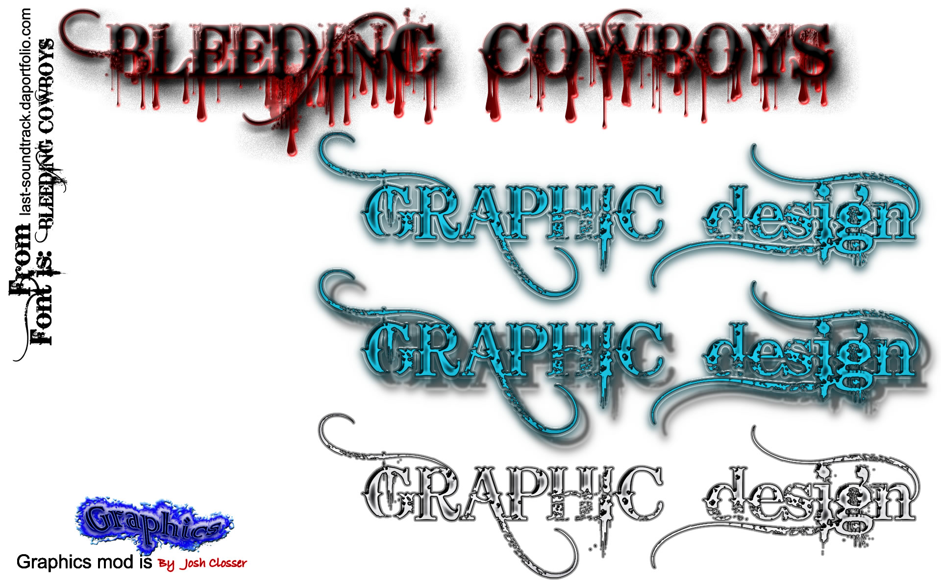 Bleeding Cowboys Font