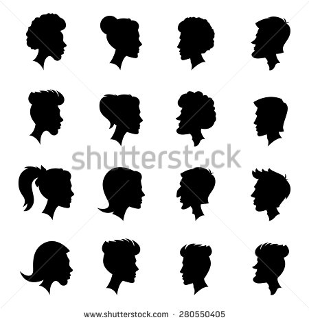 Cameo Silhouettes Vector