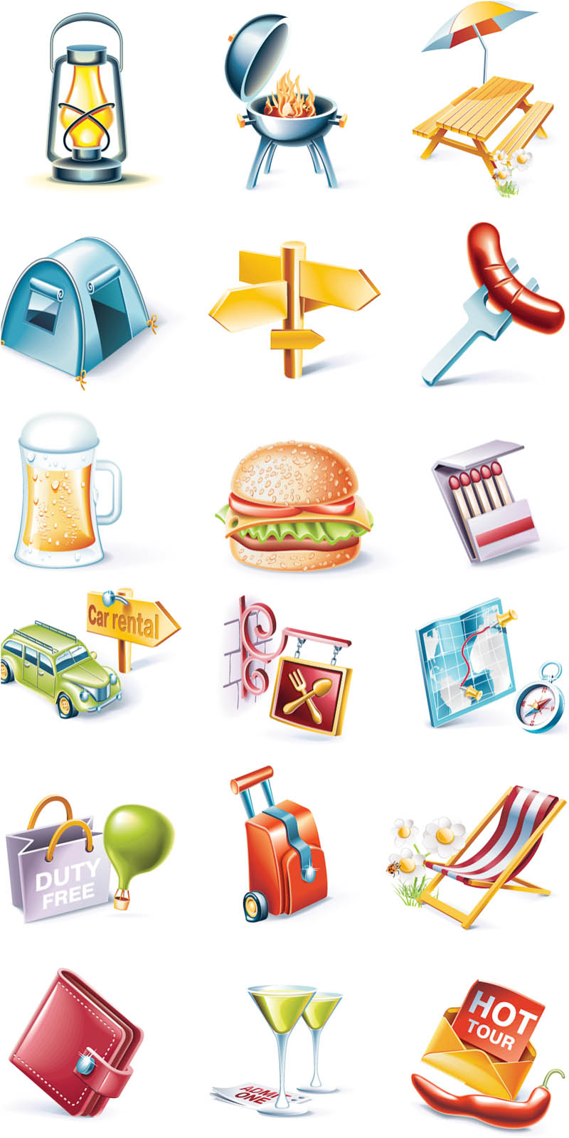 Camping Themed Clip Art Free