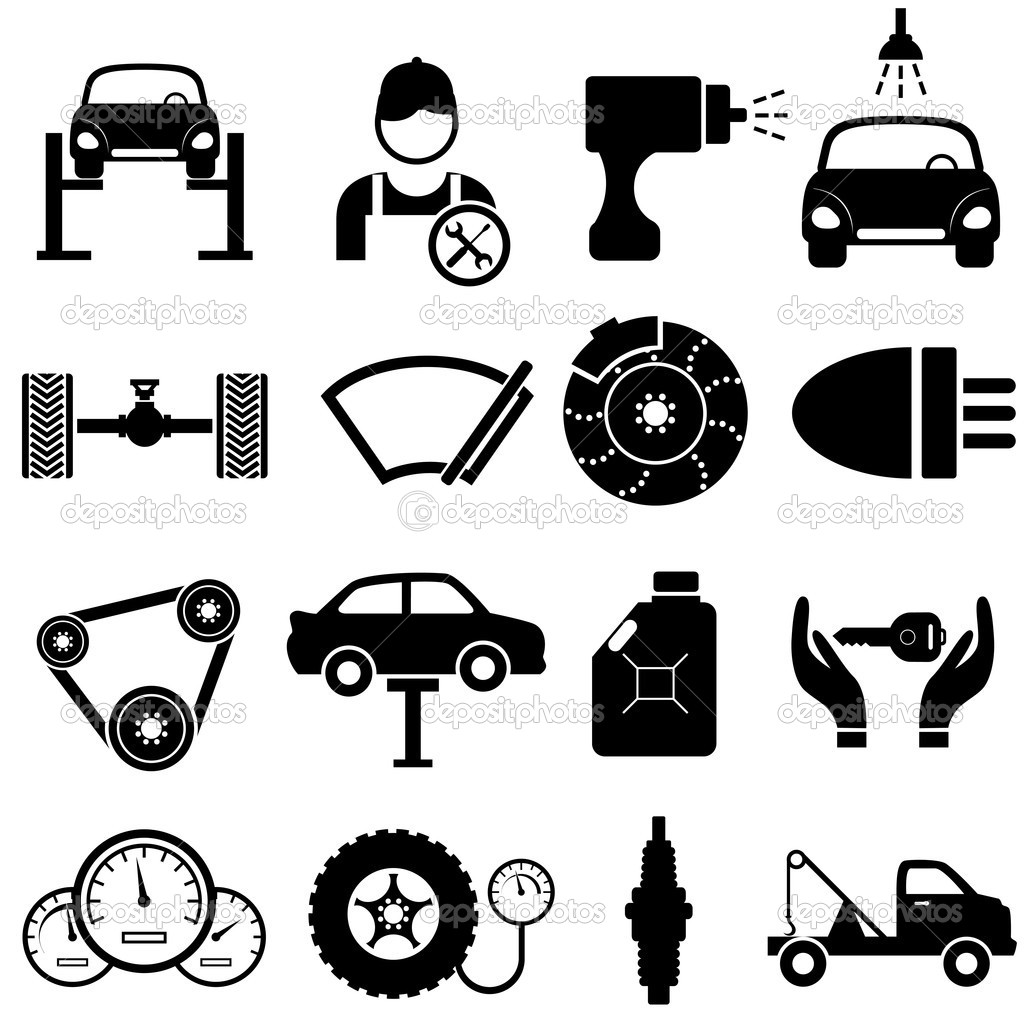Car Maintenance Icons