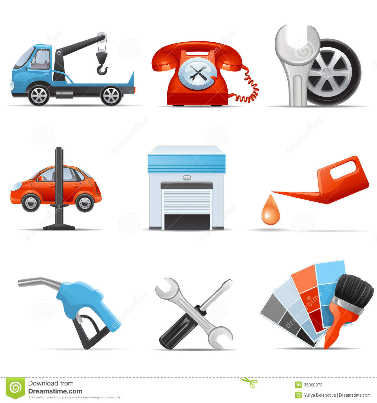 Car Maintenance Repair and Service Icon