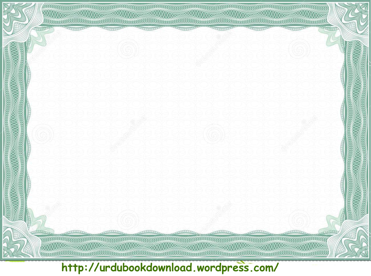 Certificate Borders Vector