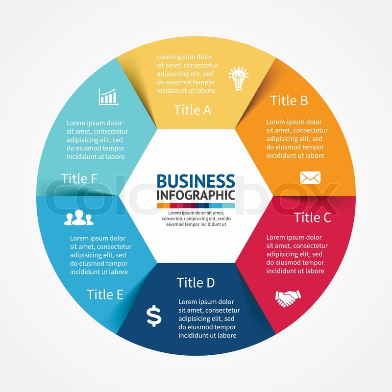 Circle Graphs Diagrams Templates