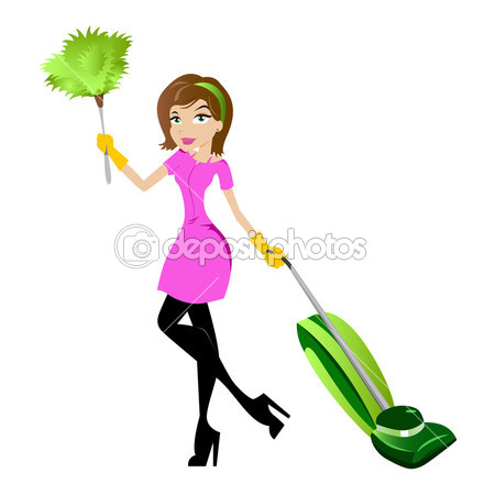 Cleaning Lady Clip Art