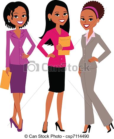 Clip Art Business Professional Attire for Women