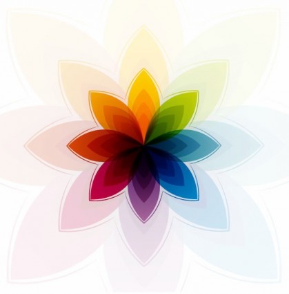 Colorful Graphic Flower Vector