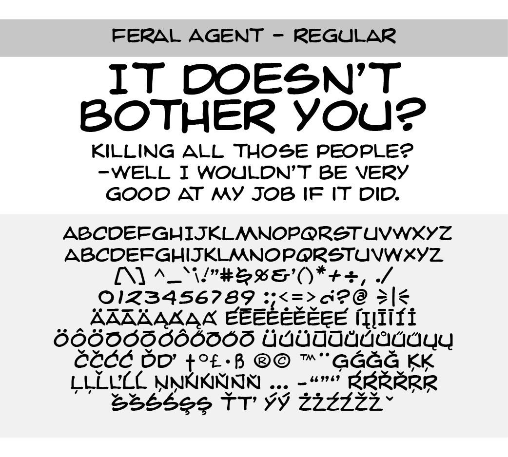 comic free font