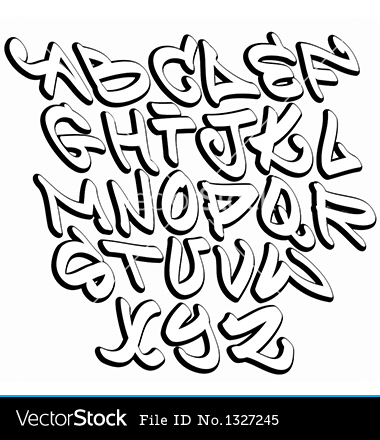 Cool Graffiti Alphabet Fonts