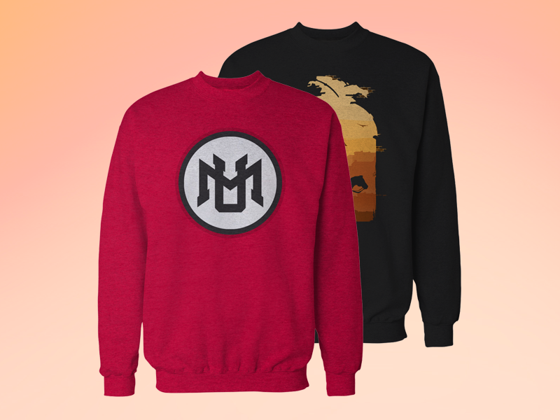 Crew Neck Sweatshirt Mockup