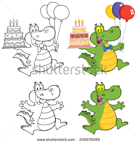 Crocodile Mascot Cartoon