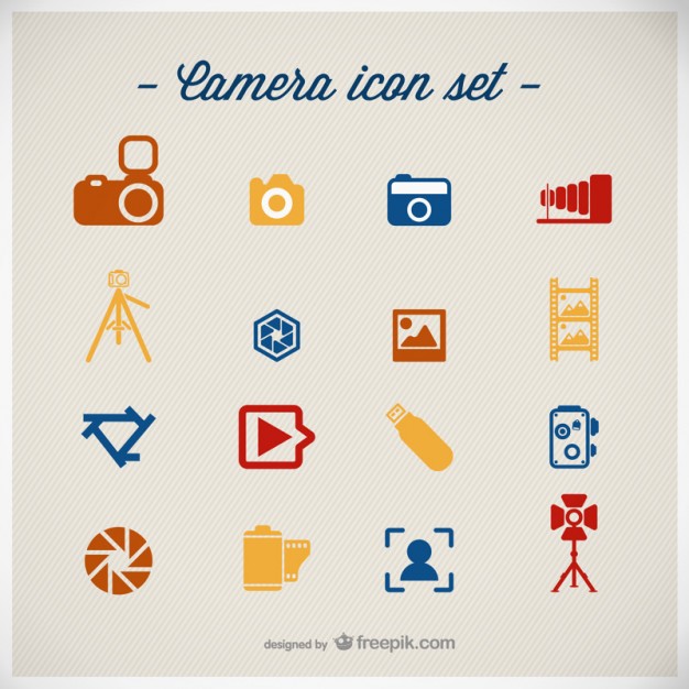 Design Flat Icon Vectors Free