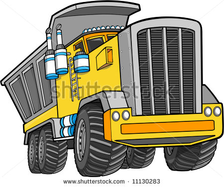 Dump Truck Clip Art Illustrations