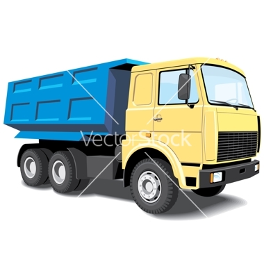 Dump Truck Vector Art