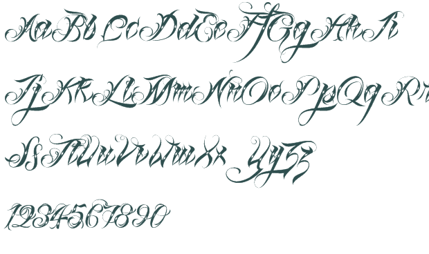 Fancy Tattoo Script Fonts Free