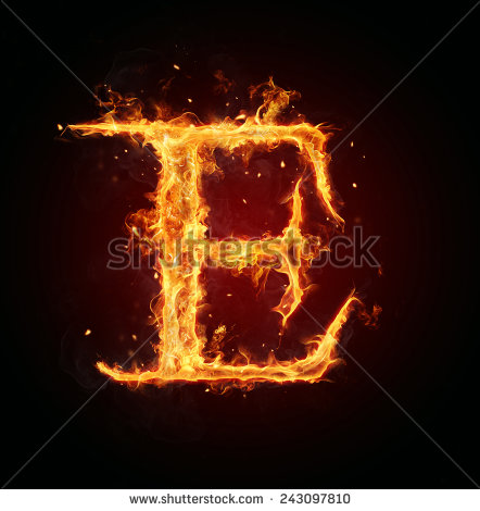 Fire Letter E