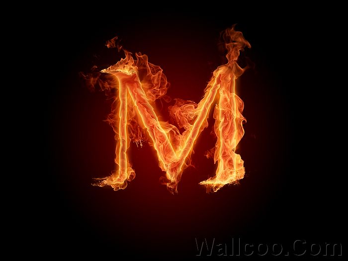 18 Burning On Fire Letters Font Images