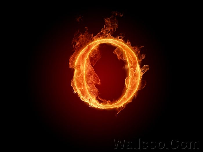 Fire Letter O