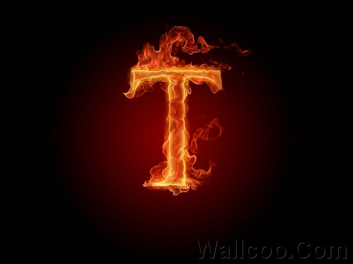 Fire Letter T