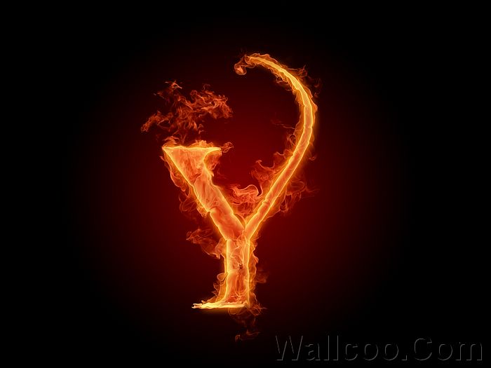 Fire Letter Y