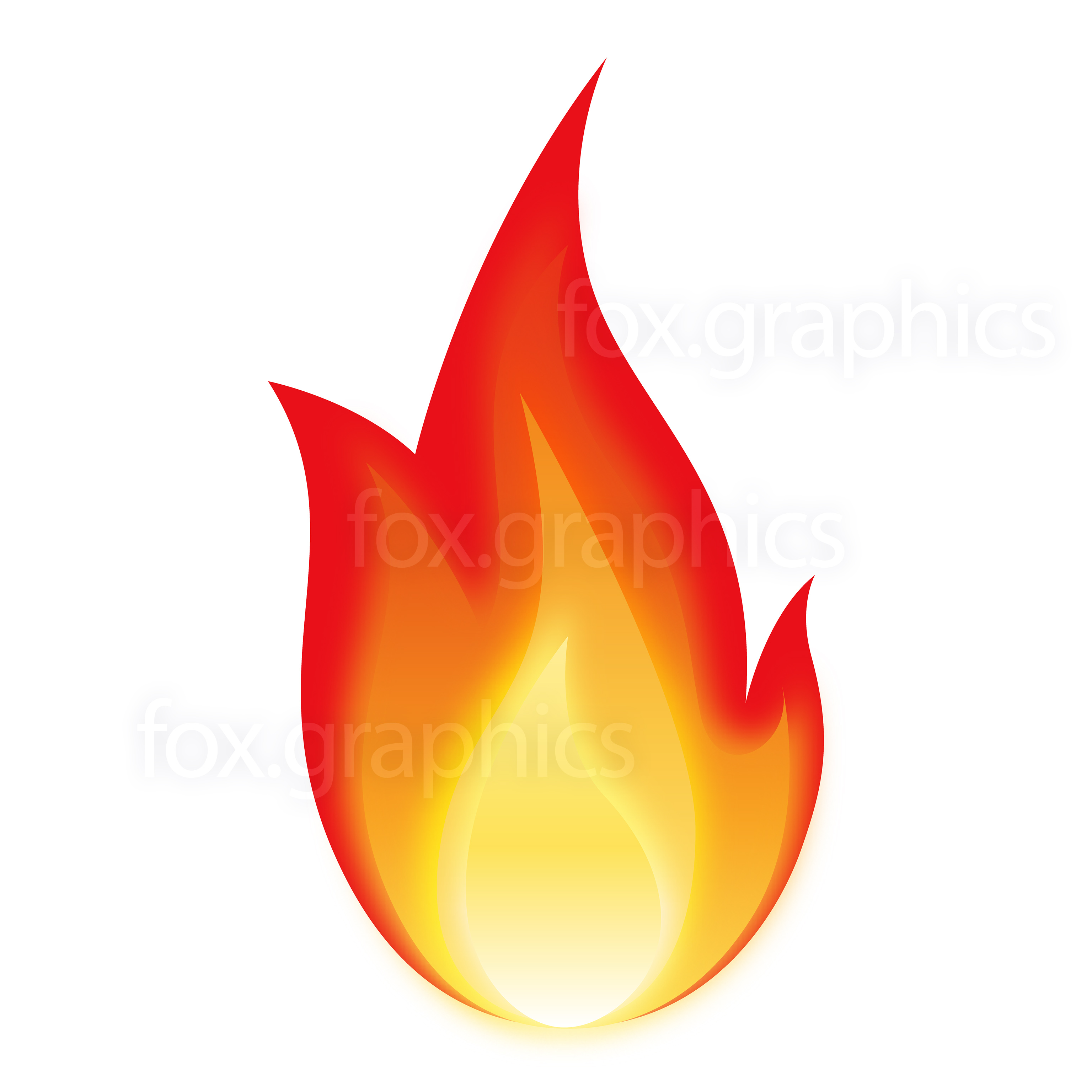 Flames Vector Graphics Icons