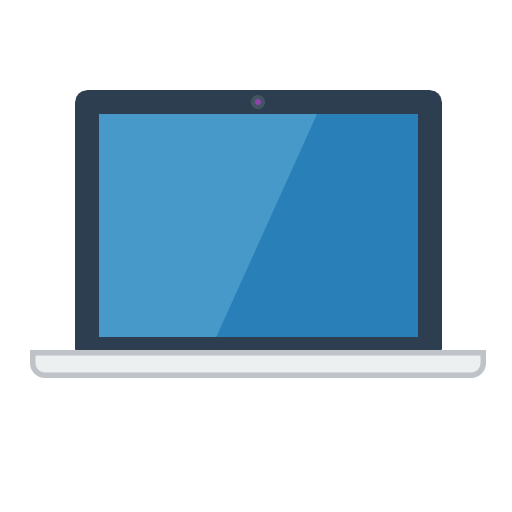 Flat Computer Icon