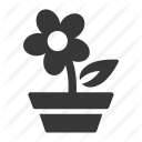 Flower Garden Icon Flower Garden Icon