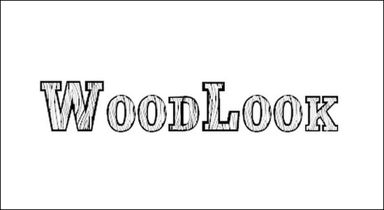 Font That Looks Like Wood Logs