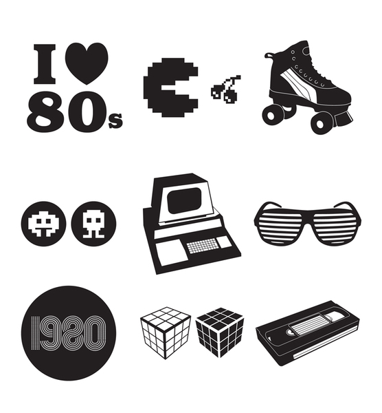 Free 80s Clip Art