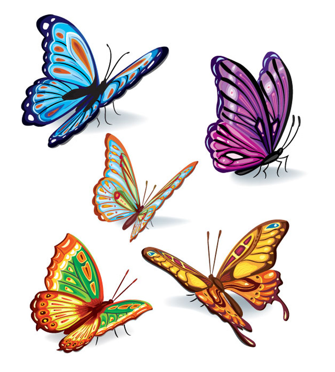 Free Butterfly Vector Art