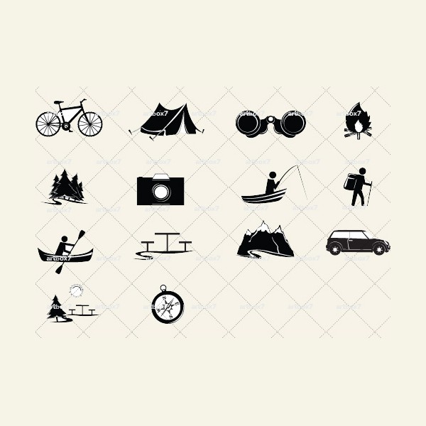 Free Camping Vector Art Free Camping Vector Art