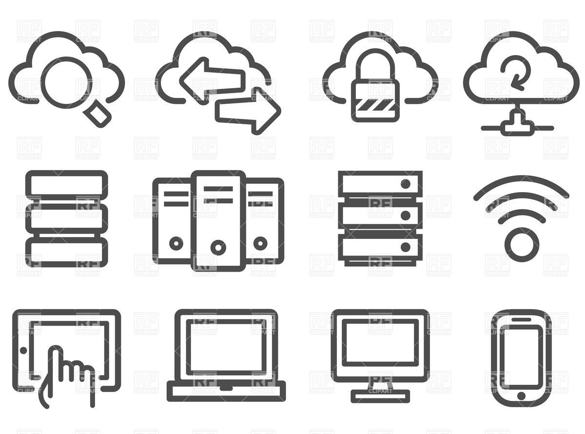 Free Computer Network Icon Free Computer Network Icon