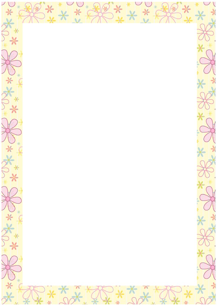 Free Flower Border Clip Art