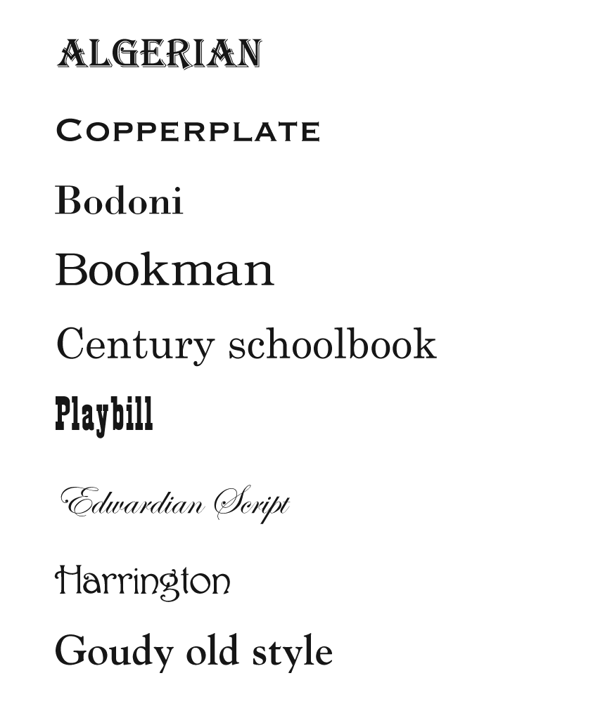 Free Microsoft Word Fonts Free Microsoft Word Fonts